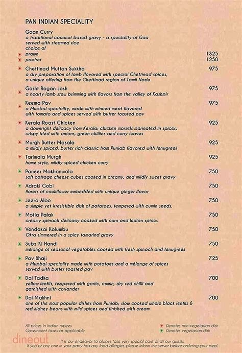 lands end hotel restaurant menu.